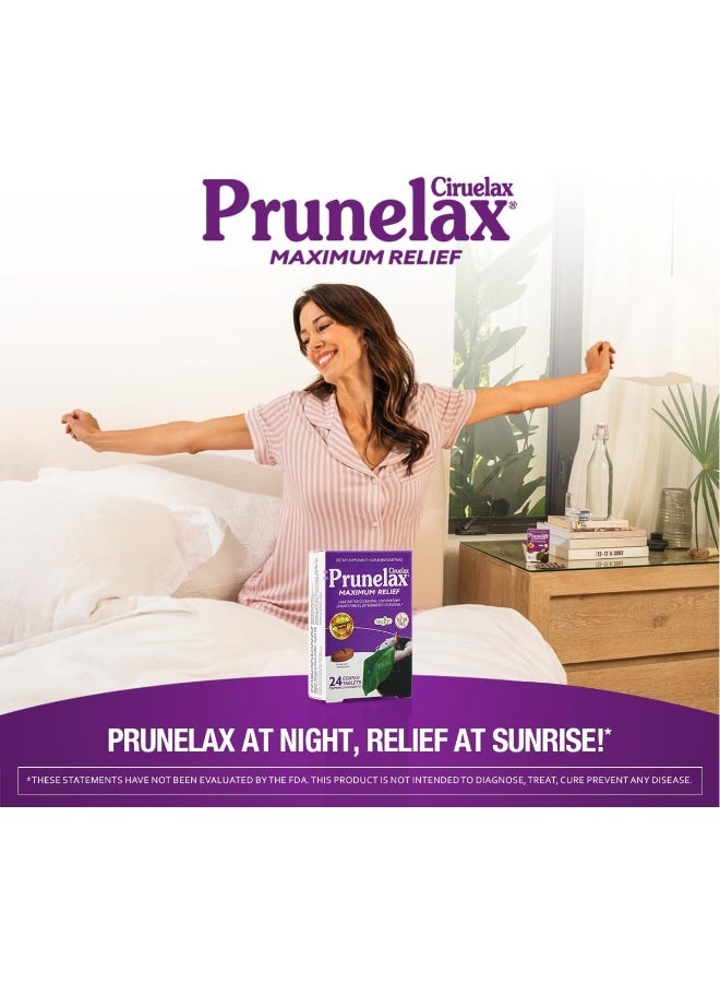 Prunelax Ciruelax Maximum Relief Natural Laxative for Occasional Constipation, 24 Tablets - Image 5